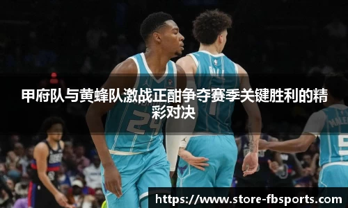 甲府队与黄蜂队激战正酣争夺赛季关键胜利的精彩对决
